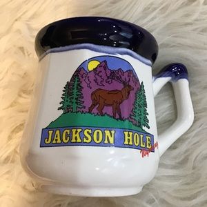 Vintage Kitchen - Vintage 70s Jackson Hole WY Coffee Mug Vintage Kitchen - Vintage 70s Jackson Hole WY Coffee Mug